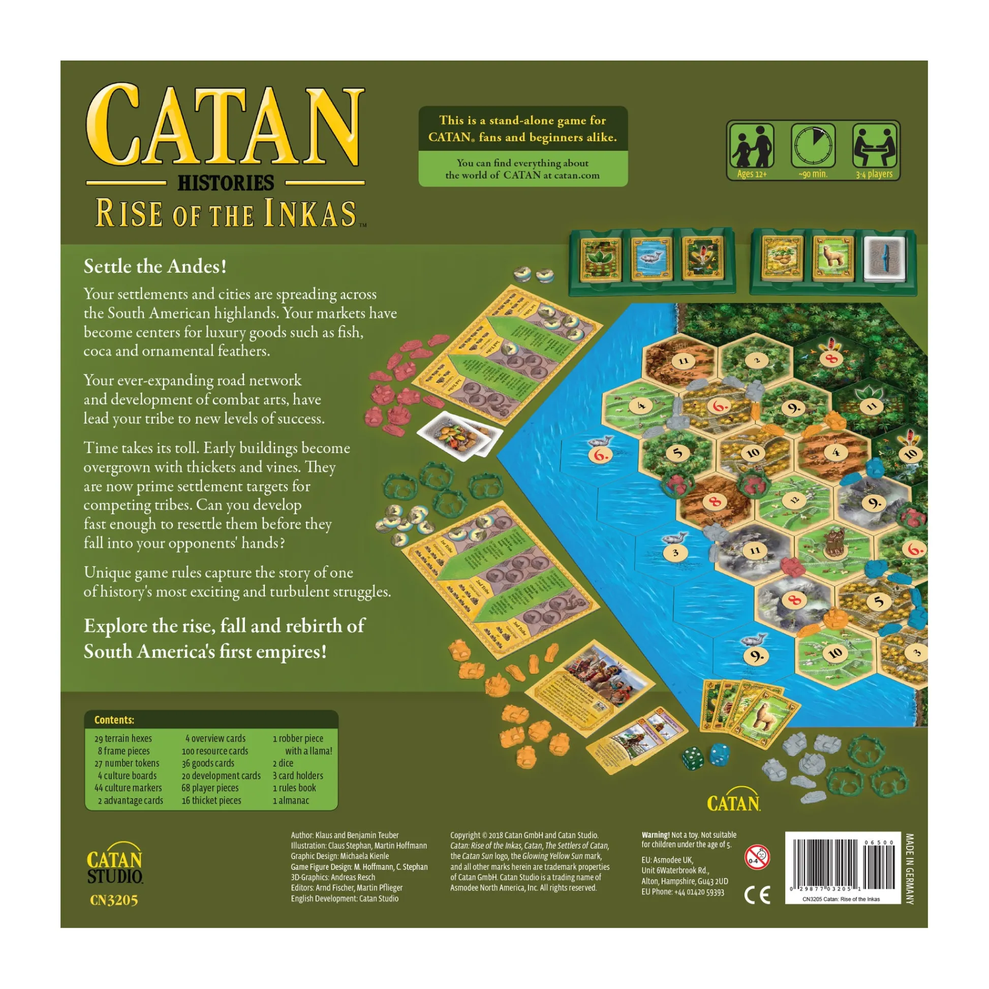 AreYouGame Catan Histories: Rise of the Inkas Strategic Board Game* Role-Playing Games|Board Games