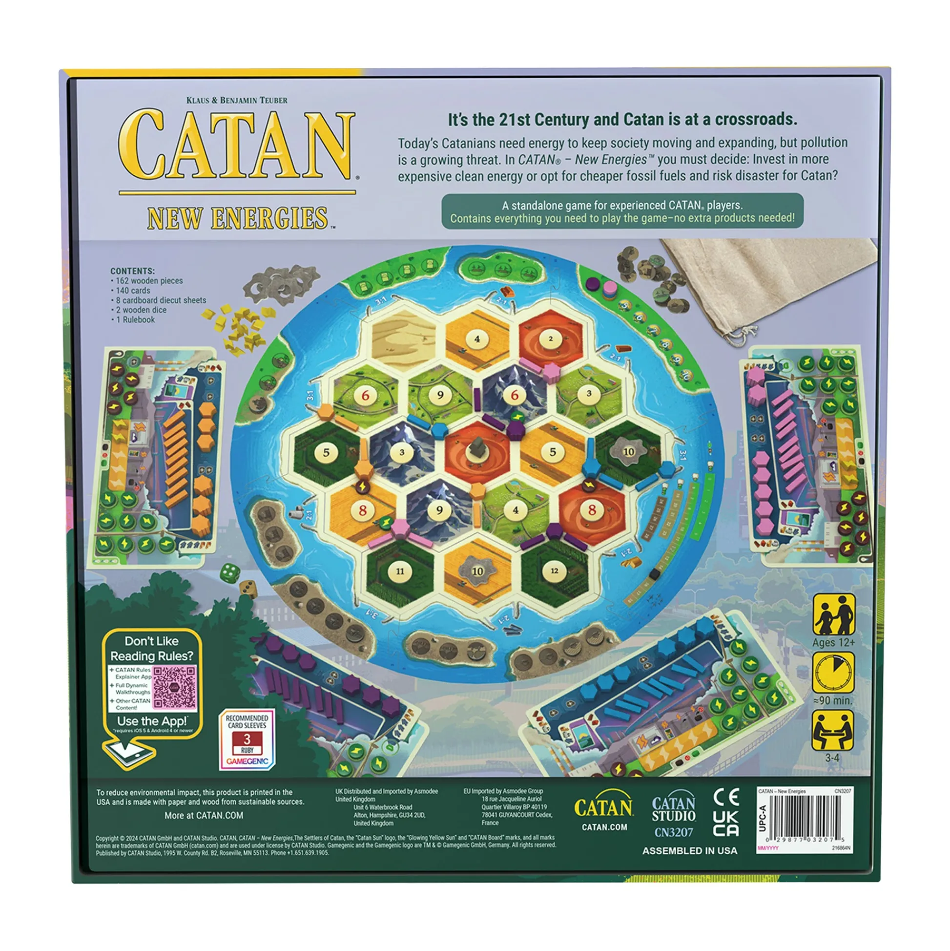 AreYouGame Catan: New Energies – Eco-Conscious Strategy Board Game* Role-Playing Games|Board Games