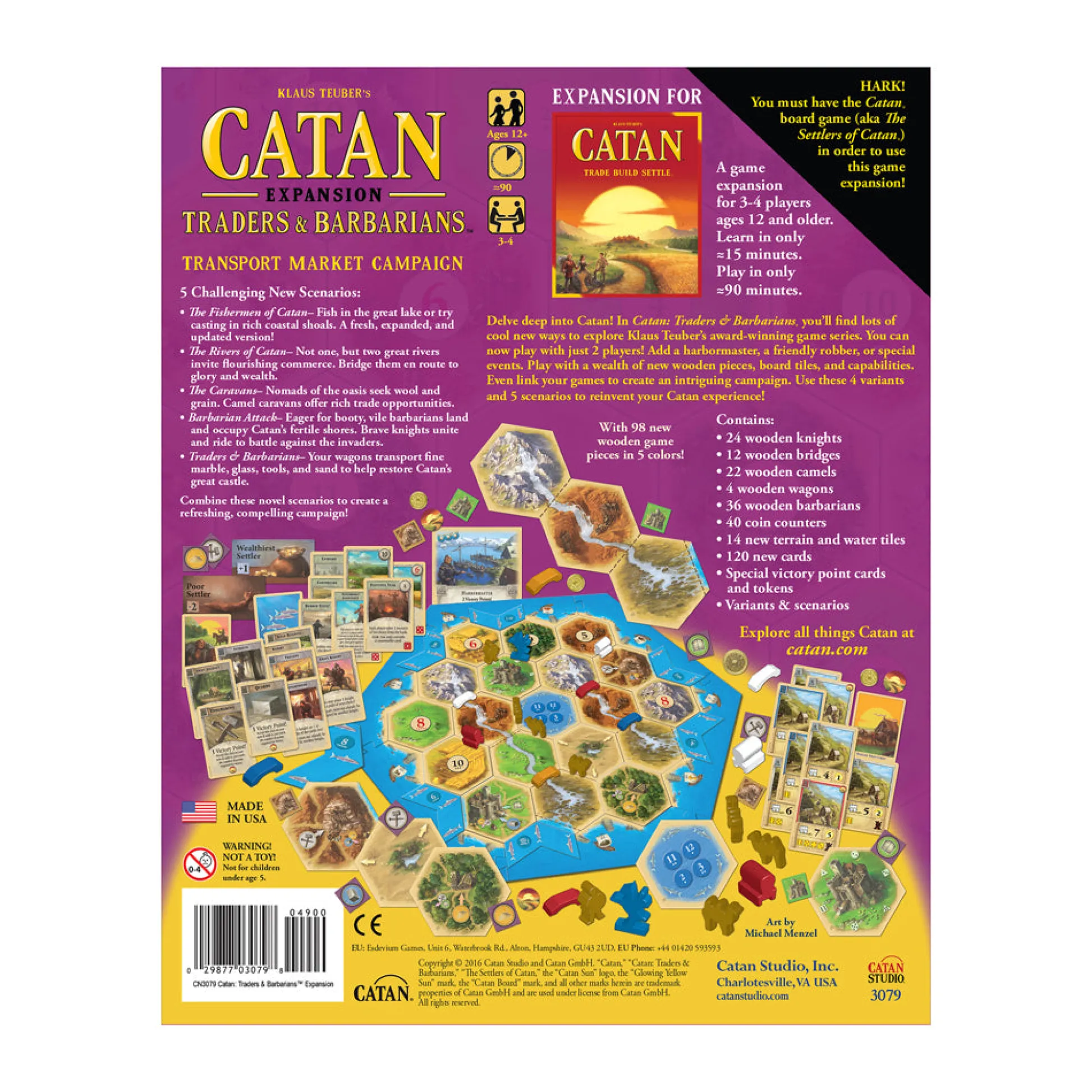AreYouGame Catan Studio Traders & Barbarians Expansion for Catan Board Game* Board Games|Role-Playing Games