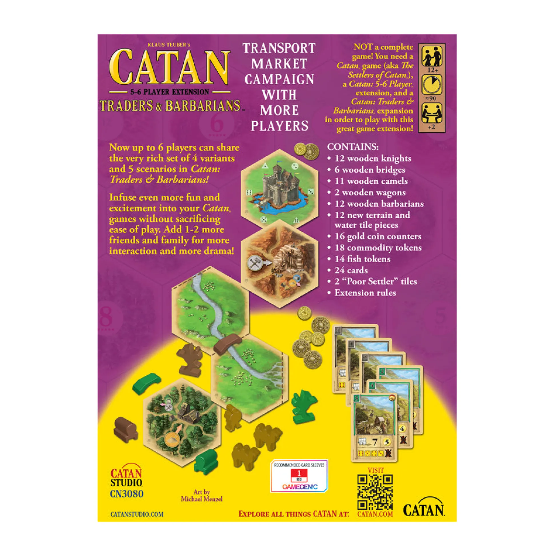 AreYouGame Catan Studio Traders & Barbarians 5-6 Player Expansion Set* Board Games|Role-Playing Games