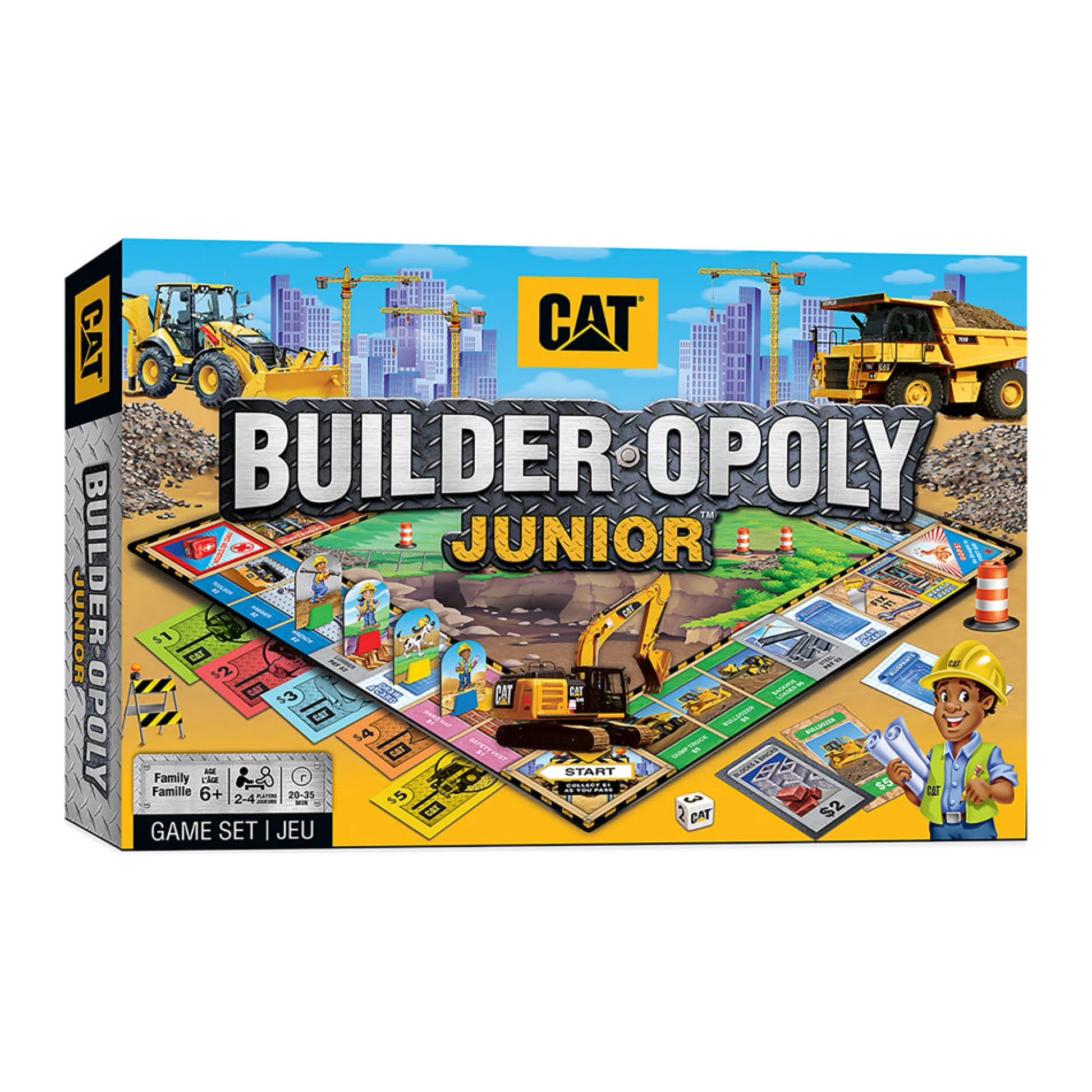 AreYouGame Caterpillar Builder Opoly Junior Board Game* Board Games|Role-Playing Games
