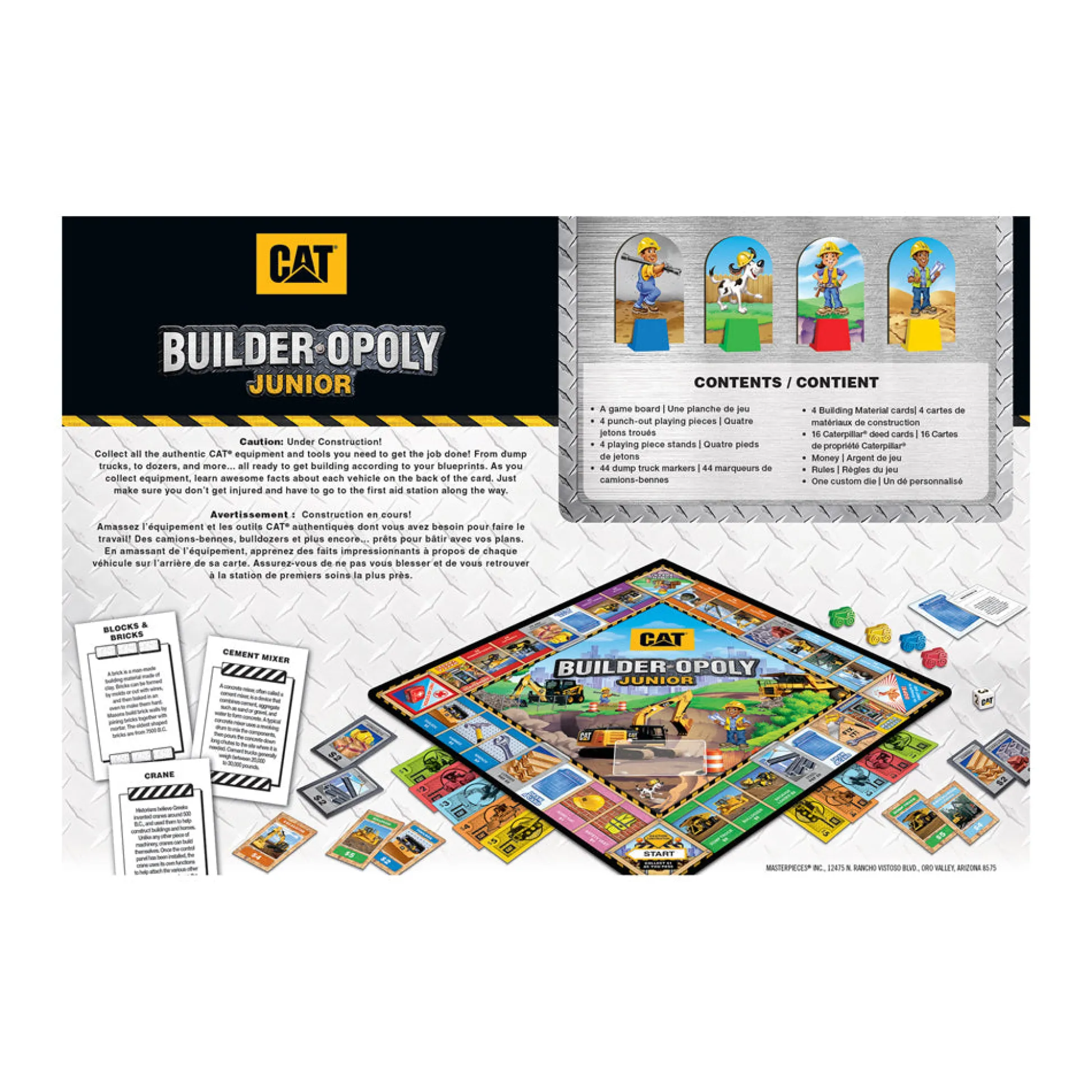 AreYouGame Caterpillar Builder Opoly Junior Board Game* Board Games|Role-Playing Games
