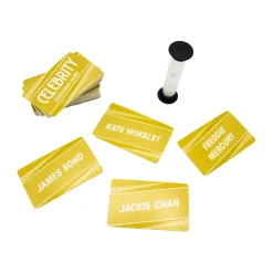 AreYouGame Celebrity Guessing Game Tin - Quick Clue Party Game* Family & Entertainments Games|Social & Emotional Skills