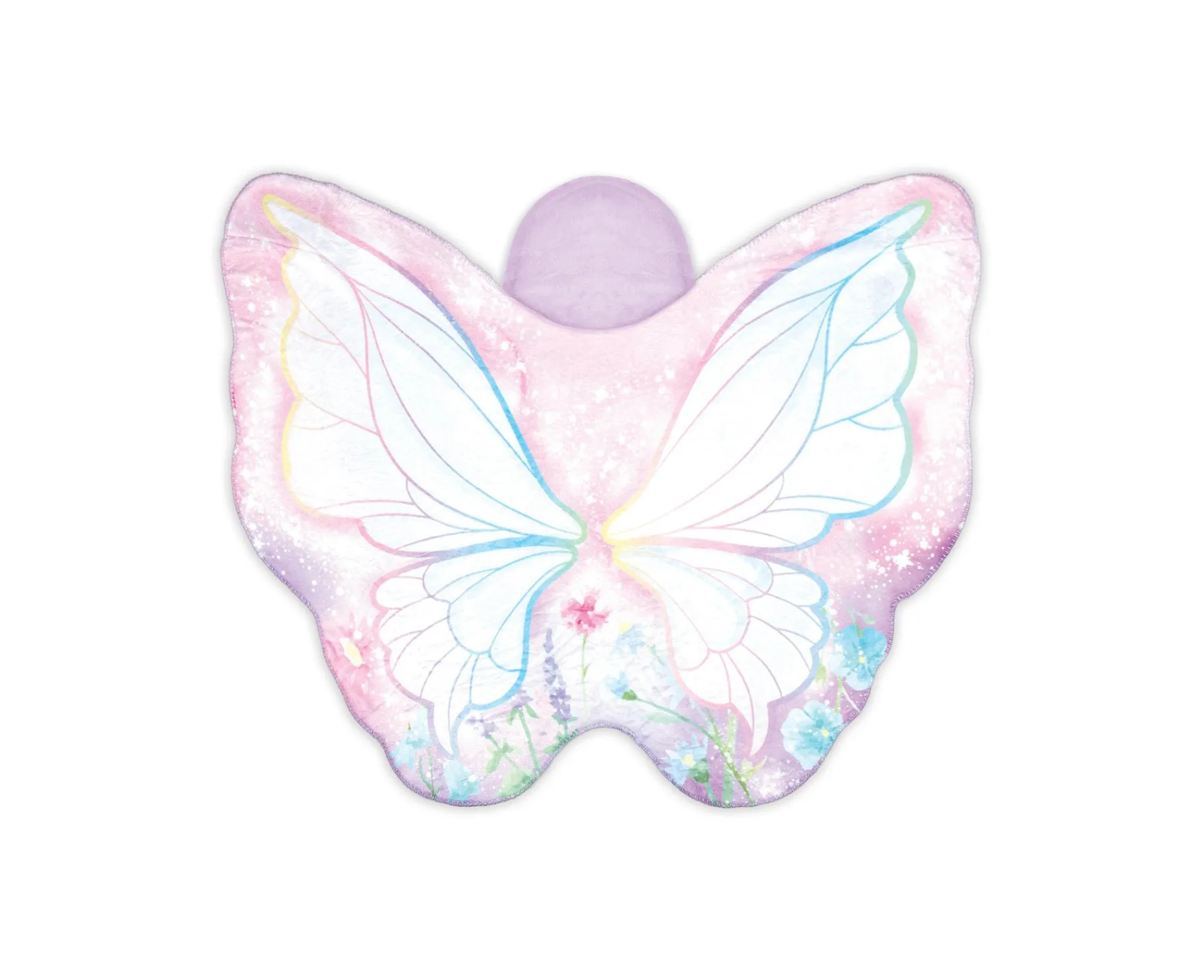 Flat River Group 3C4G Fairy Garden Enchanted Wings Hooded Fleece Blanket* Stuffed Animals|Stuffed Animals & Plush Toys