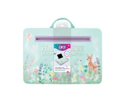 Flat River Group 3C4G Fairy Garden Plush Lap Desk - Portable Workstation, Green & Purple* Crafts & Activities