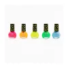Flat River Group 3C4G Glow in the Dark Nail Polish Set - Vibrant Colors for Kids* Drawing, Color & Painting