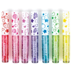 Flat River Group 3C4G Sparkle Collection 7-Day Glitter Lip Gloss Set for Kids* Crafts & Activities
