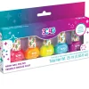 Flat River Group 3C4G Vibrant Neon Nail Polish Set - Kids' Manicure Kit* Drawing, Color & Painting