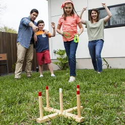 Educators Resource Champion Sports Classic Wooden Ring Toss Game Set* Activities & Games