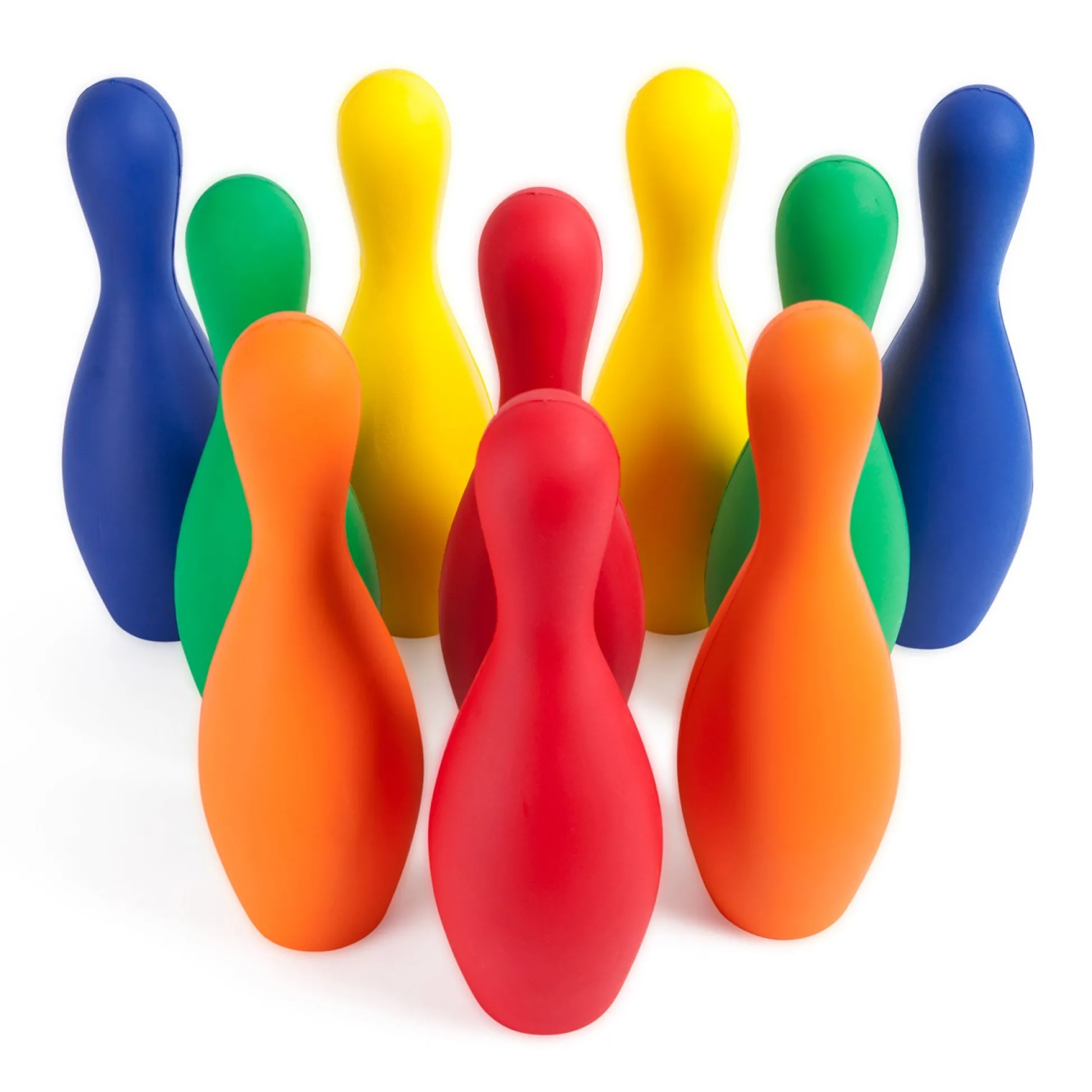 Educators Resource Champion Sports Colorful Foam Bowling Pin Set* Toy Sports
