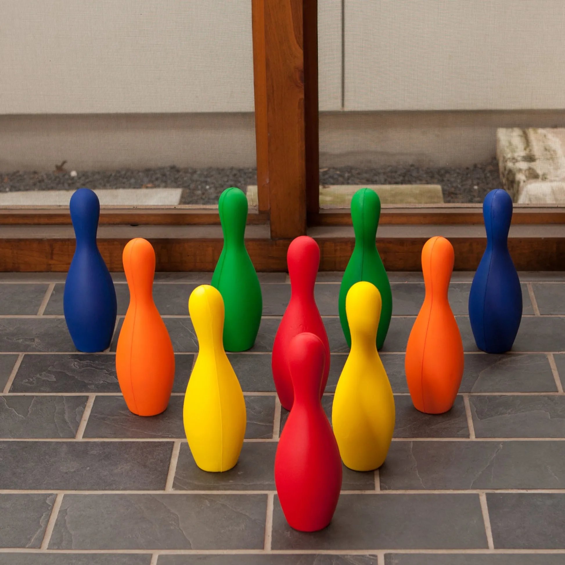 Educators Resource Champion Sports Colorful Foam Bowling Pin Set* Toy Sports