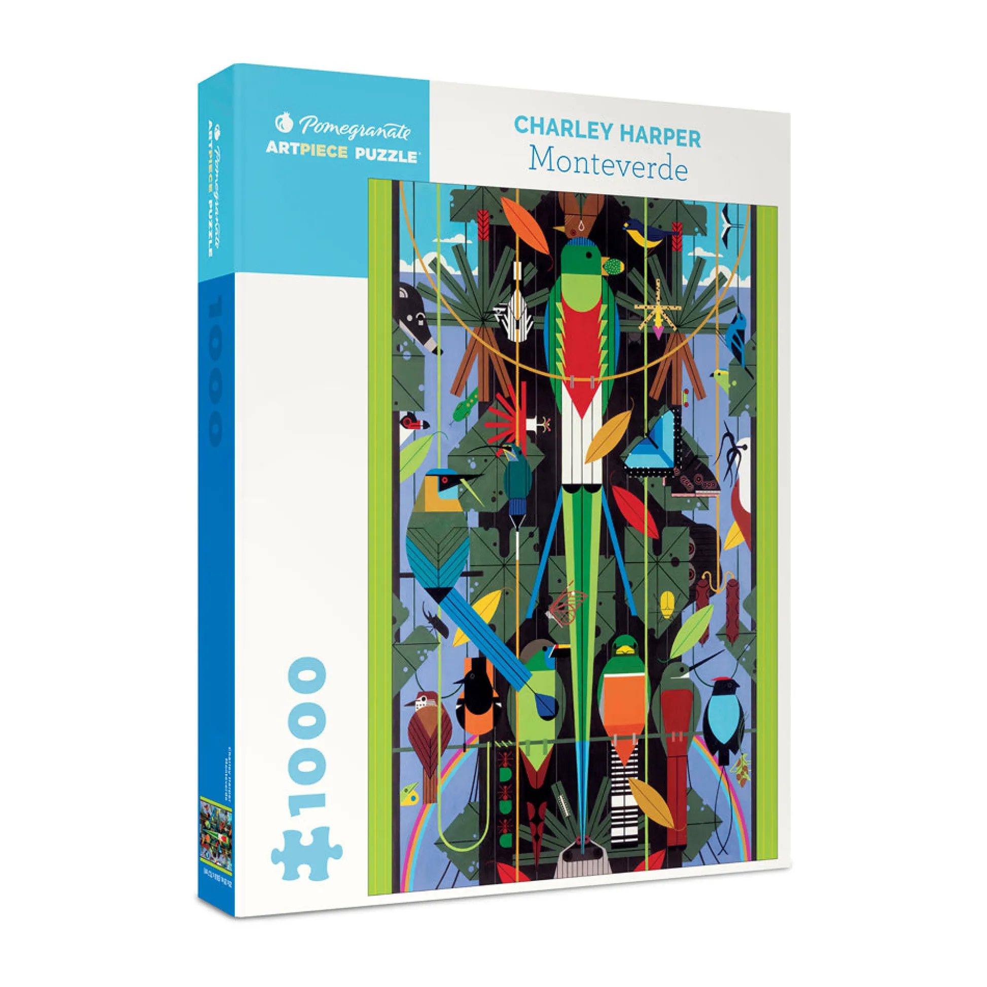 AreYouGame Charley Harper Monteverde 1000-Piece Jigsaw Puzzle* Puzzles