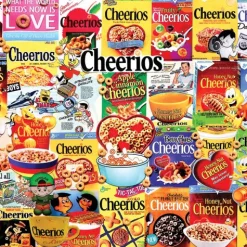 Calendar Holdings, LLC Cheerios Iconic Cereal Box Collage Jigsaw Puzzle - 1000 pc* Puzzles