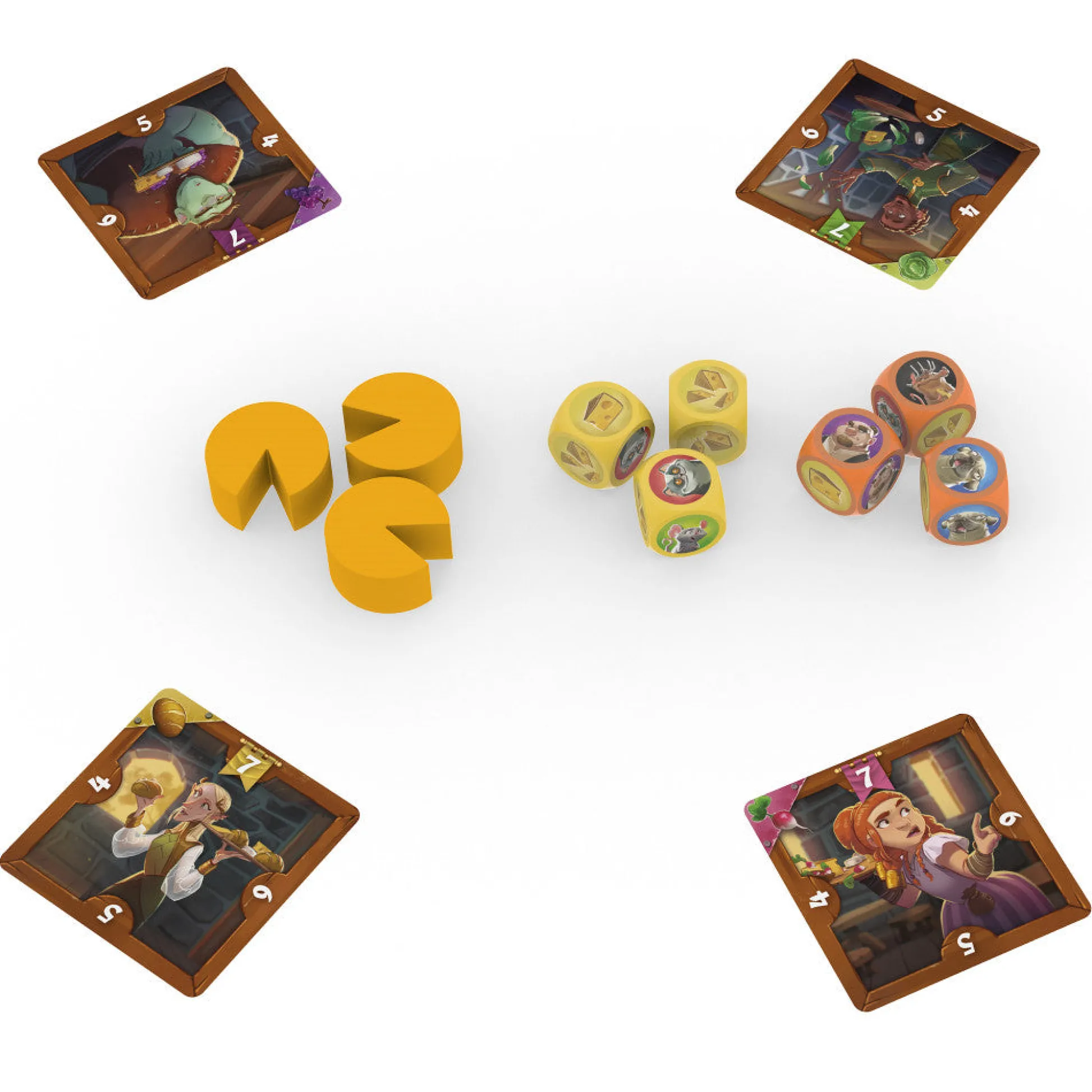 Flat River Group Cheese Master Musical Cheese Chase Card Game* Card Games