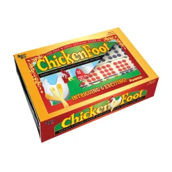 AreYouGame ChickenFoot Double 9 Color Dot Professional Dominoes Set* Dominoes & Tiles Games