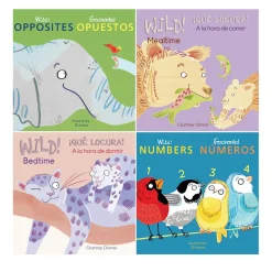 Educators Resource Child's Play Books Wild Concepts! 8-Book Bilingual Board Book Set*Kids Kids Books|Boxed Book Sets