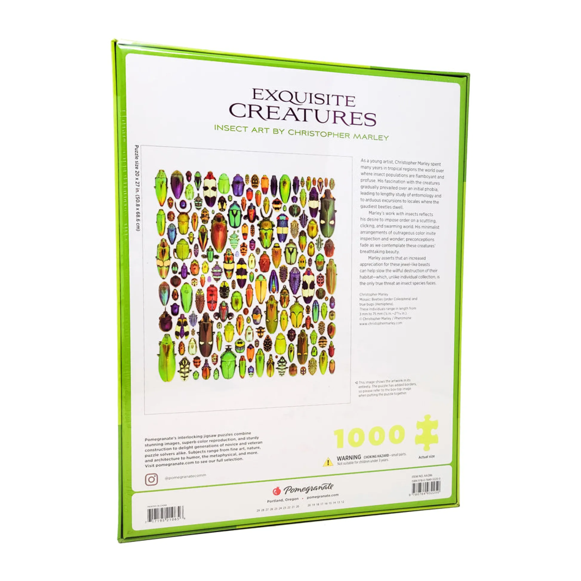 AreYouGame Christopher Marley Exquisite Creatures Insect Art Jigsaw Puzzle - 1000 pc* Puzzles