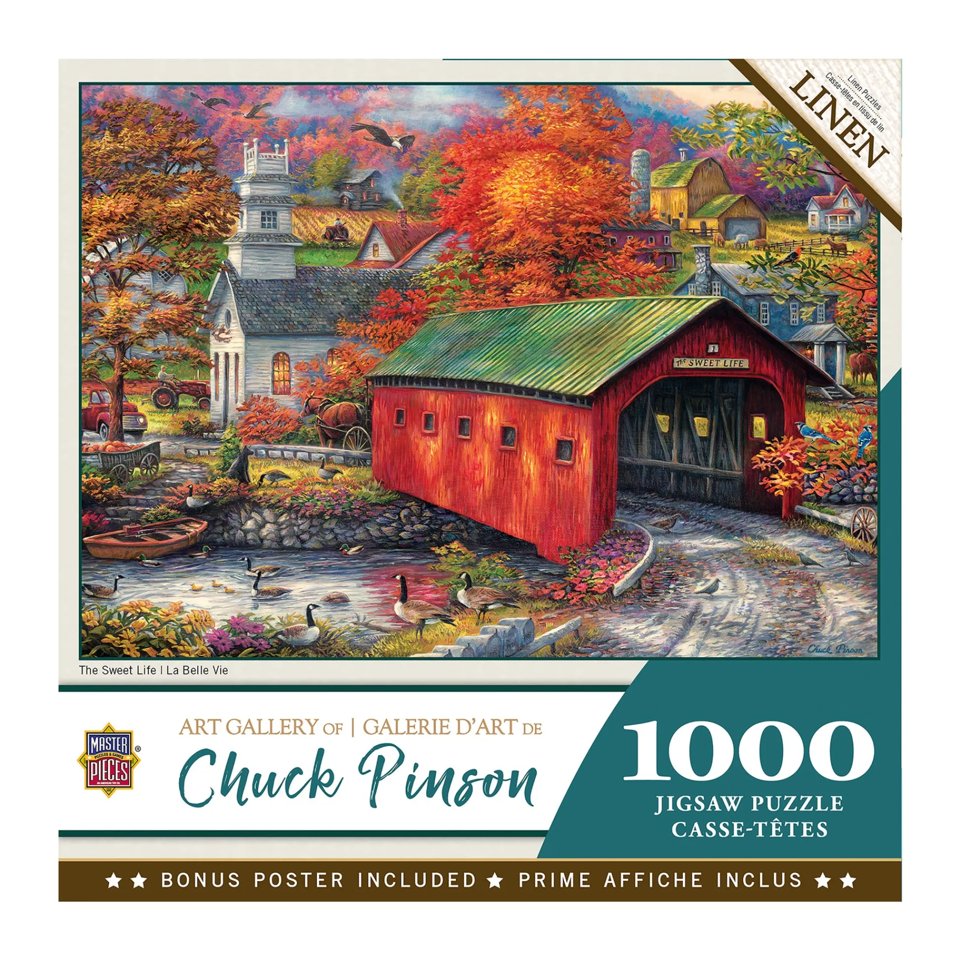 AreYouGame Chuck Pinson Art Gallery - The Sweet Life Jigsaw Puzzle - 1000 pc* Puzzles