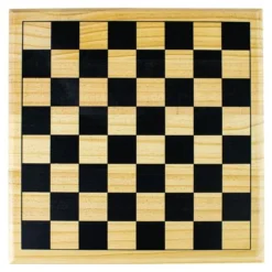 Calendar Holdings, LLC Classic Checkers Natural Wood Board Game* Role-Playing Games|Board Games