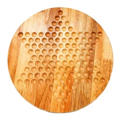 AreYouGame Classic Game Collection 12-Inch Wooden Chinese Checkers Set with Marbles* Board Games|Role-Playing Games