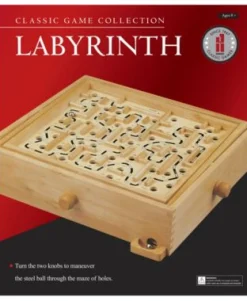 AreYouGame Classic Game Collection Wood Labyrinth Puzzle* Puzzles|Classic Games