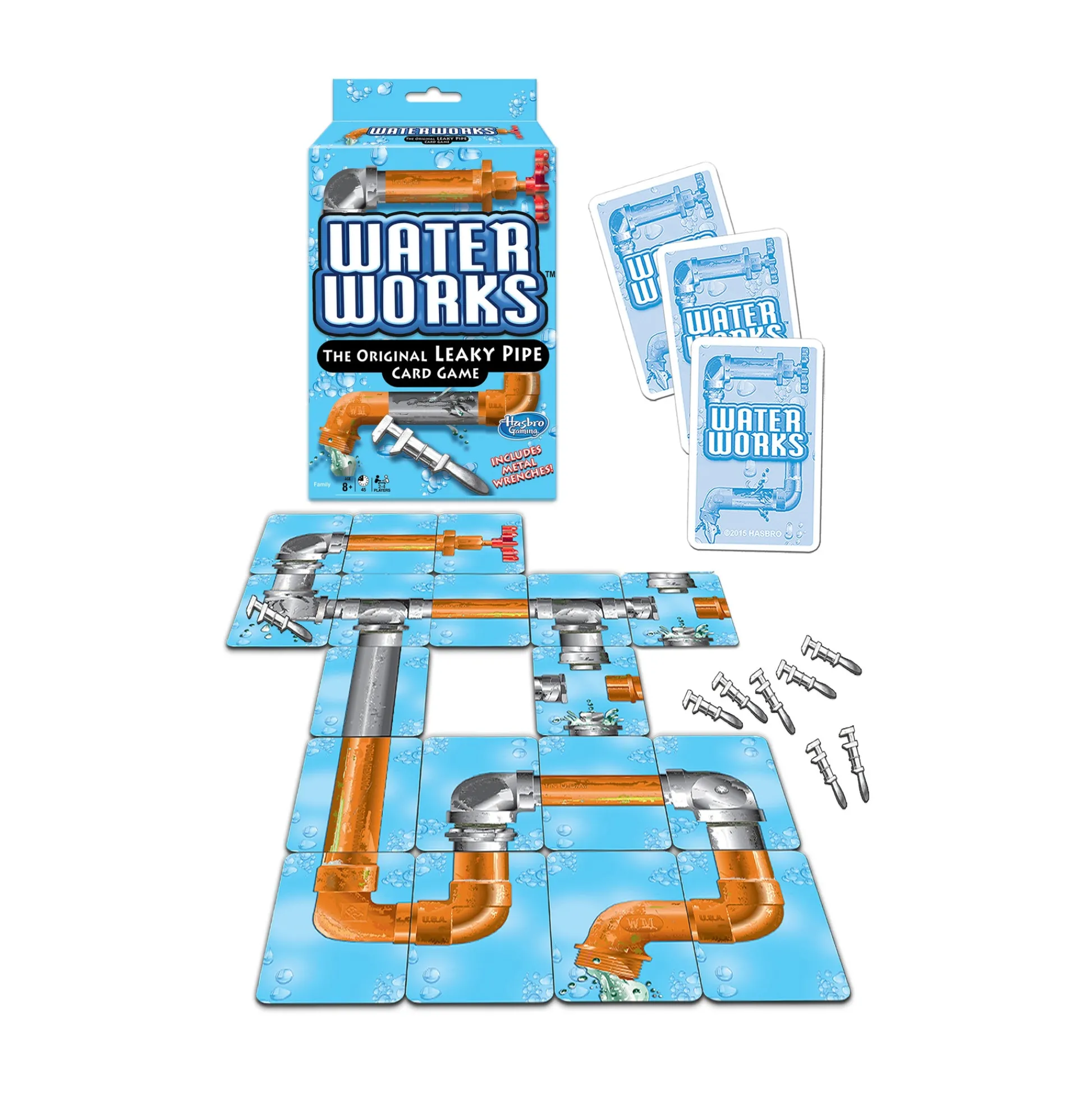 AreYouGame Classic Waterworks: The Ultimate Leaky Pipe Card Game* Card Games