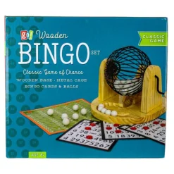 Calendar Holdings, LLC Classic Wooden Bingo Set with Colorful Accessories* Social & Emotional Skills|Classic Games