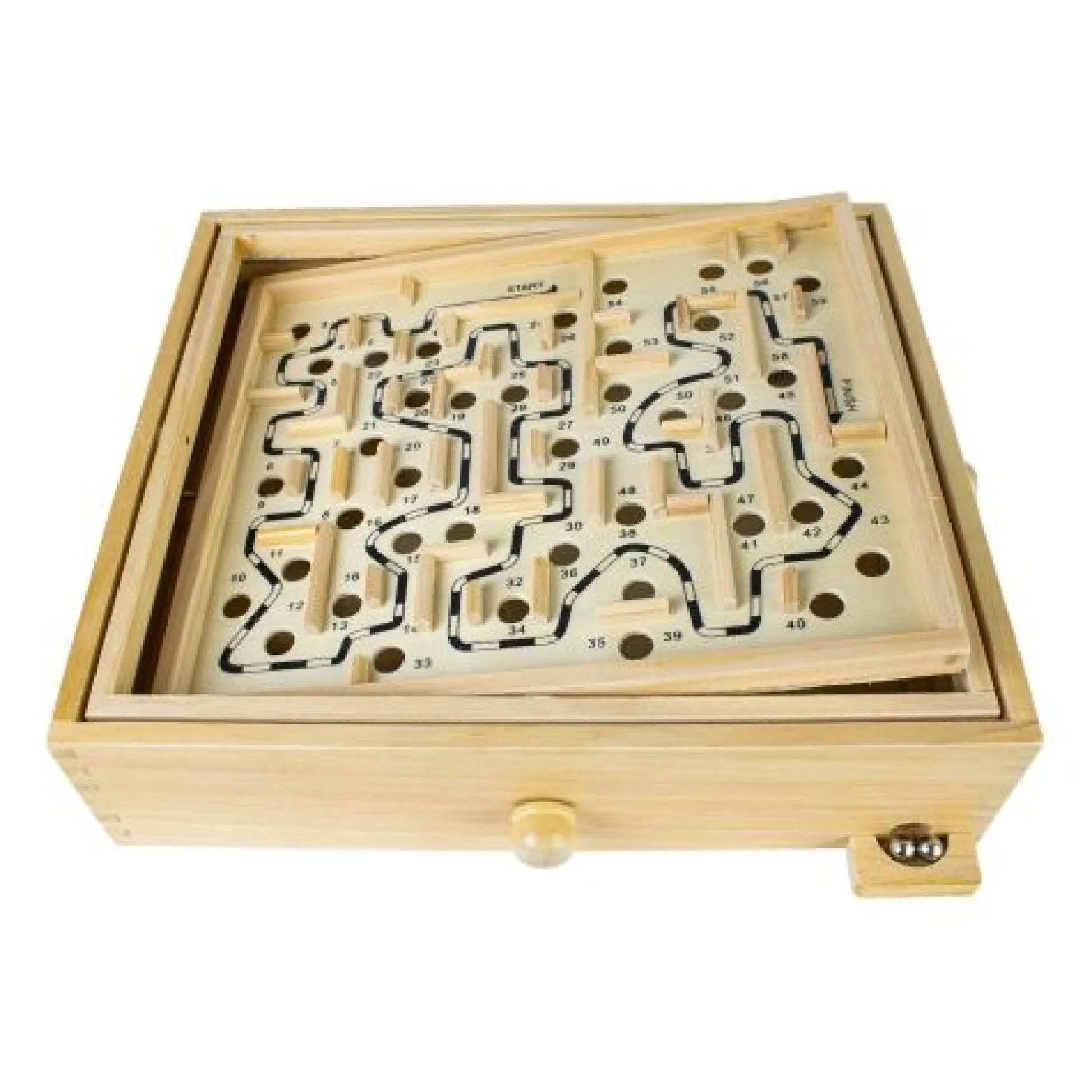Calendar Holdings, LLC Classic Wooden Labyrinth Maze Skill Game* Role-Playing Games|Board Games