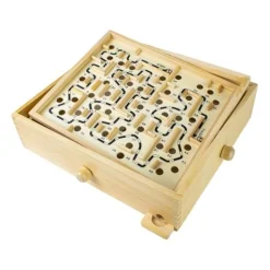 Calendar Holdings, LLC Classic Wooden Labyrinth Maze Skill Game* Role-Playing Games|Board Games