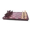 AreYouGame Classic Wood-Grain Magnetic Chess Set with Storage Board* Board Games|Role-Playing Games