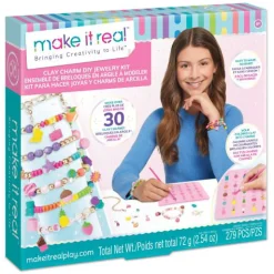 Calendar Holdings, LLC Clay Charm Factory Complete DIY Jewelry Making Kit* Clay, Dough & Sand Art
