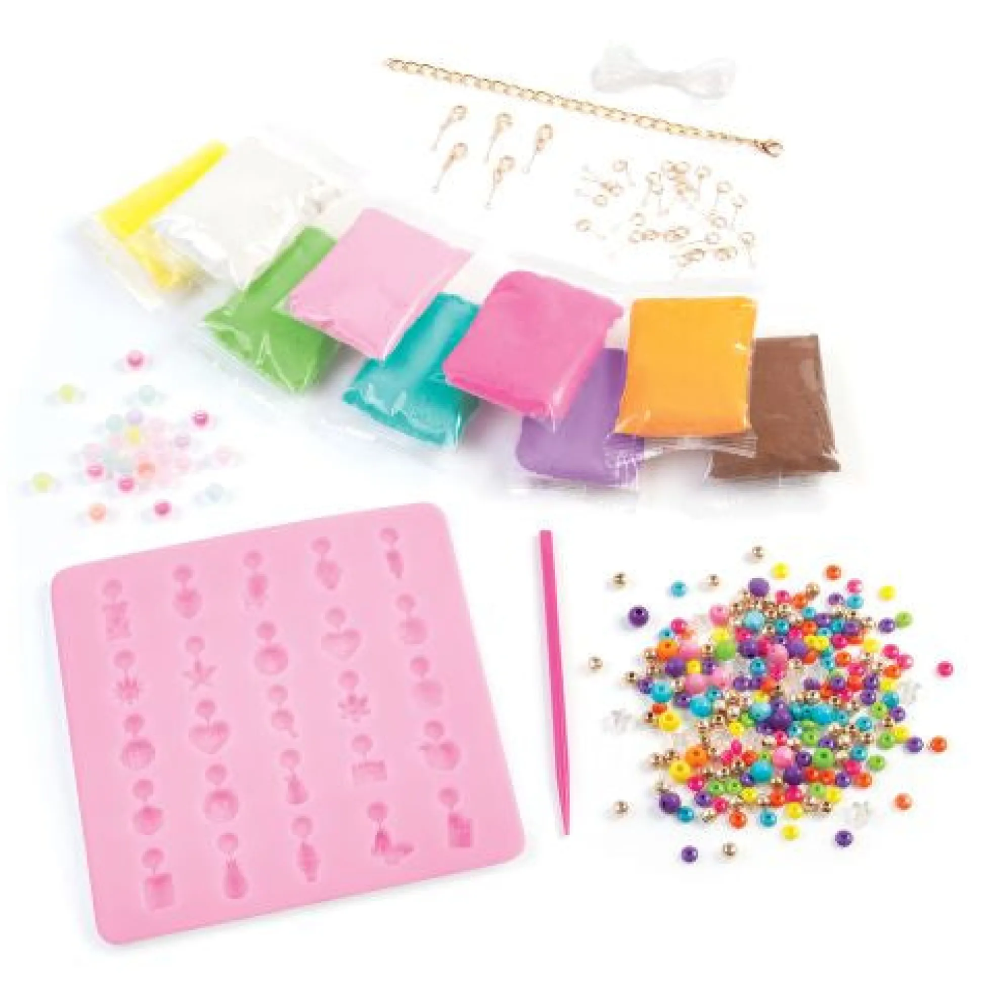 Calendar Holdings, LLC Clay Charm Factory Complete DIY Jewelry Making Kit* Clay, Dough & Sand Art