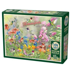 Flat River Group Cobble Hill 1000 Piece Hummingbirds Puzzle with Reference Poster* Puzzles