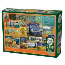 Flat River Group Cobble Hill 1000 Piece Van Gogh Puzzle with Reference Poster* Puzzles