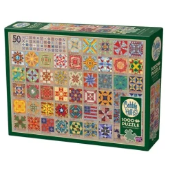 Calendar Holdings, LLC Cobble Hill 50 States Quilt Blocks Jigsaw Puzzle - 1000 pc* Puzzles