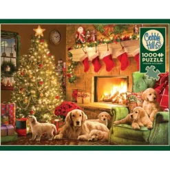 Calendar Holdings, LLC Cobble Hill Cozy Fireplace Christmas Jigsaw Puzzle - 1000 pc* Puzzles