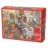 Flat River Group Cobble Hill DoodleTown: Thanksgiving Togetherness 1000 pc Puzzle* Puzzles