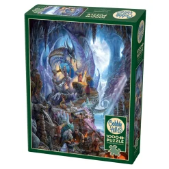 Flat River Group Cobble Hill Dragonforge 1000 Piece Puzzle with Reference Poster* Puzzles