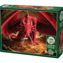 Calendar Holdings, LLC Cobble Hill Dragon's Lair Fantasy Jigsaw Puzzle - 1000 pc* Puzzles