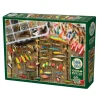Flat River Group Cobble Hill Fishing Lures 1000-Piece Jigsaw Puzzle with Reference Poster* Puzzles