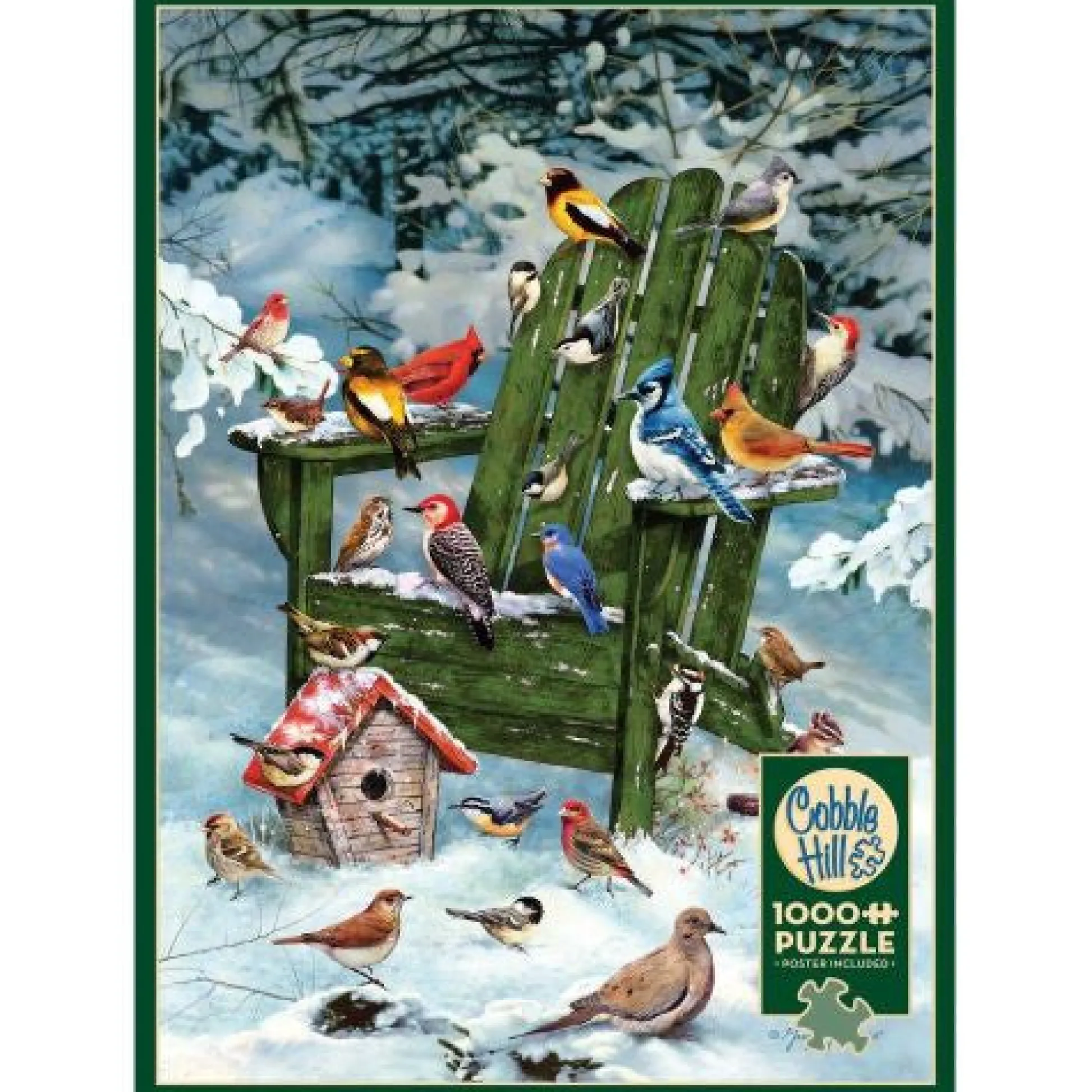 Calendar Holdings, LLC Cobble Hill For The Birds Museum-Quality Jigsaw Puzzle - 1000 pc* Puzzles