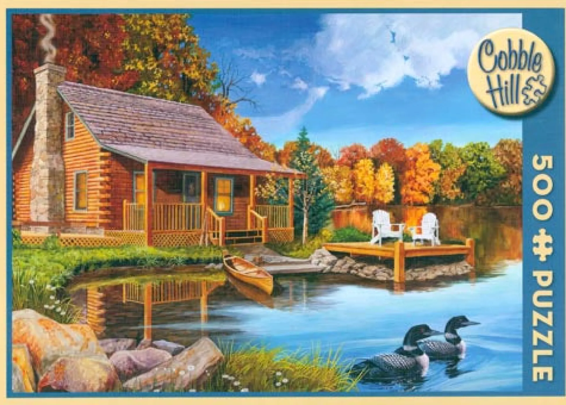 Calendar Holdings, LLC Cobble Hill Loon Lake Scenery Jigsaw Puzzle - 500 pc* Puzzles