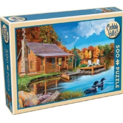Calendar Holdings, LLC Cobble Hill Loon Lake Scenery Jigsaw Puzzle - 500 pc* Puzzles