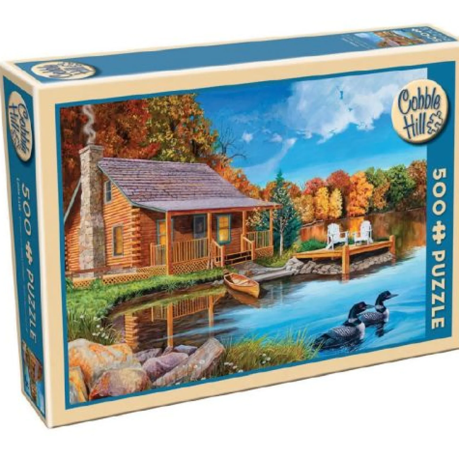 Calendar Holdings, LLC Cobble Hill Loon Lake Scenery Jigsaw Puzzle - 500 pc* Puzzles