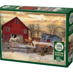 Calendar Holdings, LLC Cobble Hill Winter on the Farm Jigsaw Puzzle - 1000 pc* Puzzles
