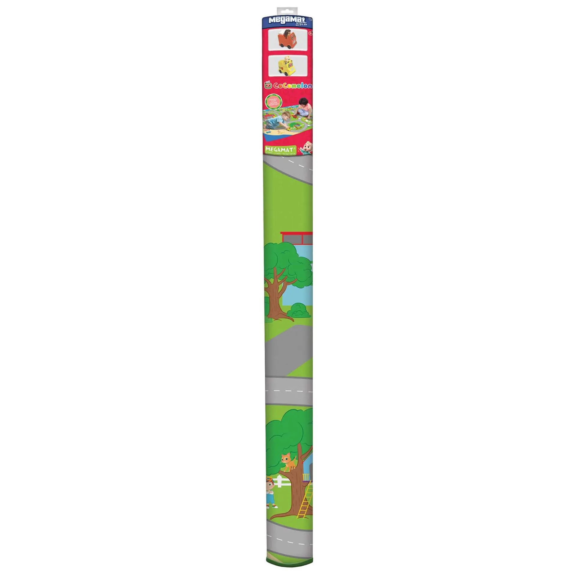 The Distribution Solutions CocoMelon Jumbo MegaMat - Interactive Playmat for Toddlers* Preschool Pals|Preschool Vehicles
