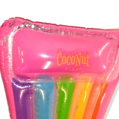 Flat River Group CocoNut Float Glitter Rainbow Pool Lounge - 68