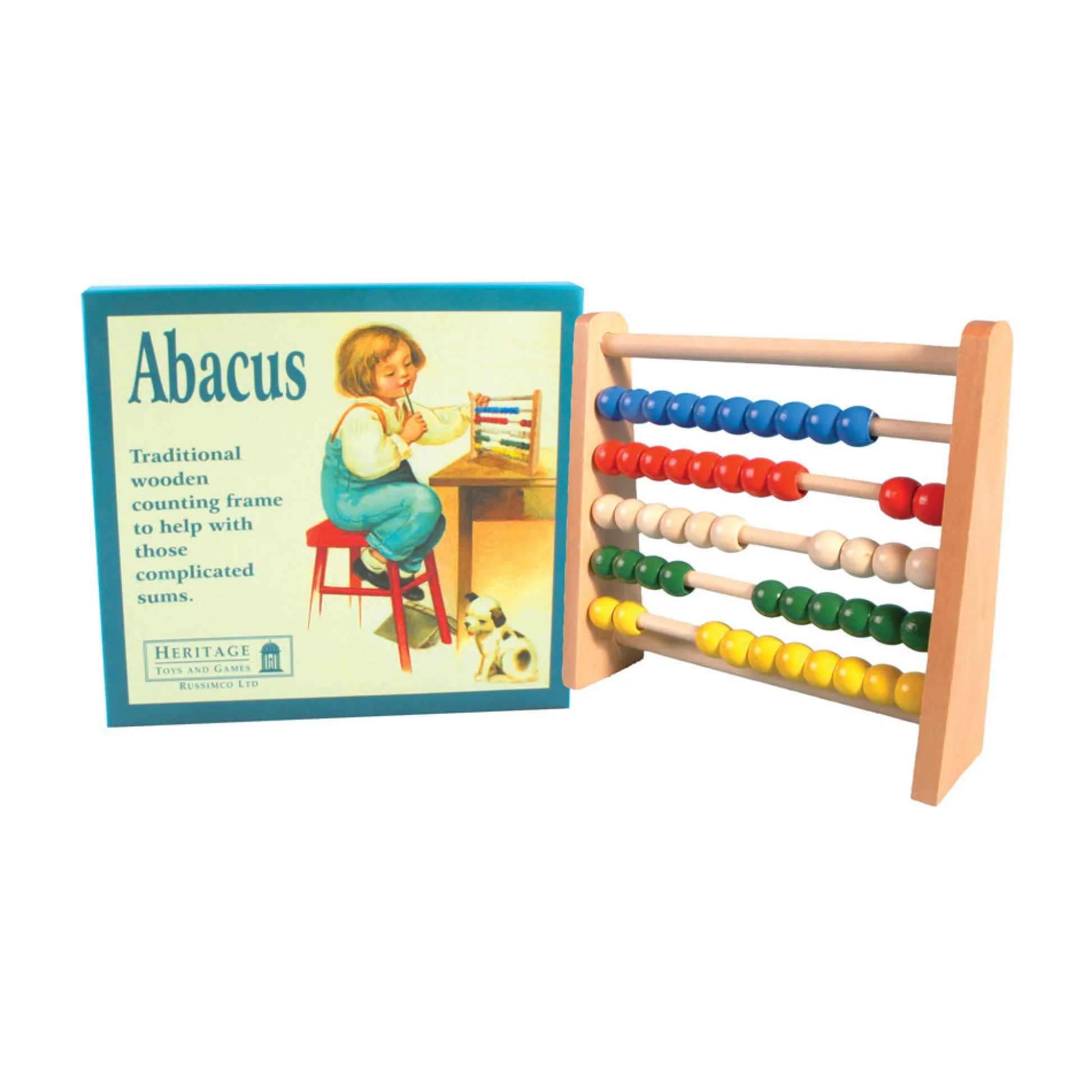 AreYouGame Colorful Counting Abacus - Vibrant Wooden Bead Calculator* Preschool Education Toys & Activities