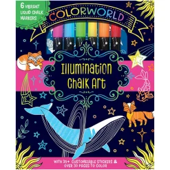 Readerlink Distribution Services ColorWorld Illumination Chalk Art Coloring Kit* Drawing, Color & Painting