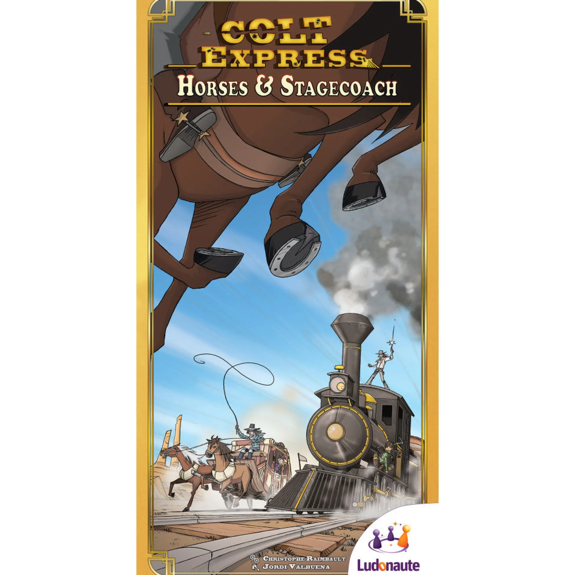 Flat River Group Colt Express: Horses & Stagecoach Expansion - Wild West Adventure Game* Role-Playing Games|Board Games